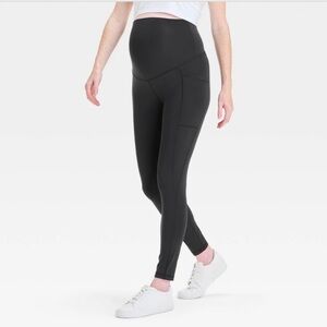 Isabel Maternity by Ingrid & Isabel Over Belly High-Rise Performance Leggings